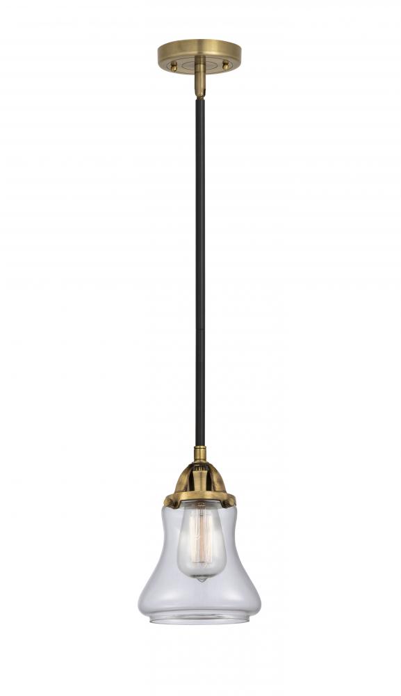 Bellmont - 1 Light - 6 inch - Black Antique Brass - Cord hung - Mini Pendant