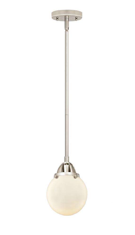 Beacon - 1 Light - 6 inch - Polished Nickel - Cord hung - Mini Pendant