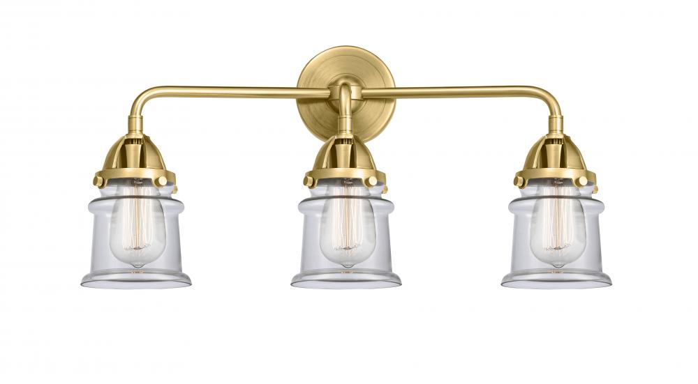 Canton - 3 Light - 23 inch - Satin Gold - Bath Vanity Light