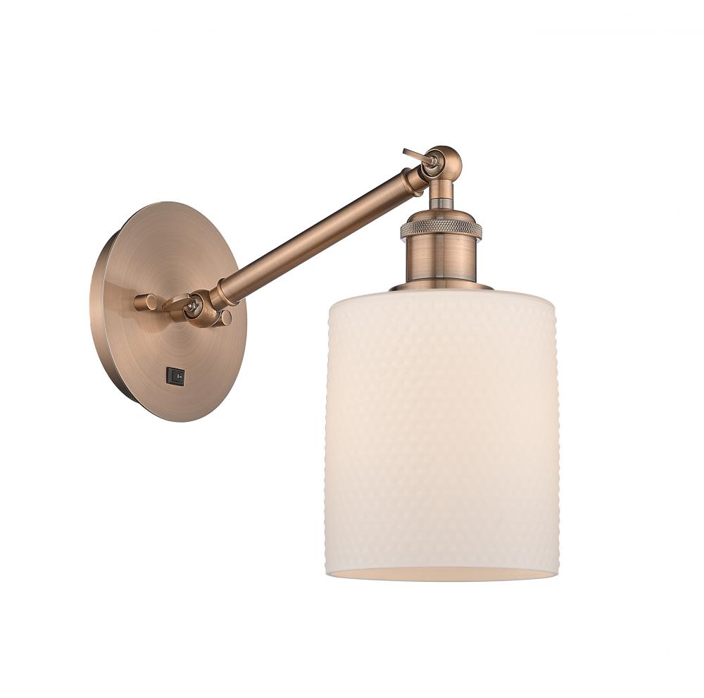 Cobbleskill - 1 Light - 5 inch - Antique Copper - Sconce