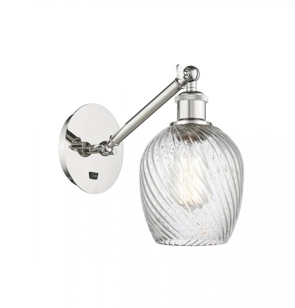 Salina - 1 Light - 6 inch - Polished Nickel - Sconce