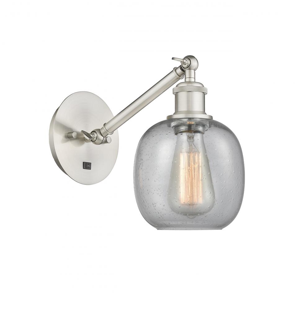 Belfast - 1 Light - 6 inch - Brushed Satin Nickel - Sconce