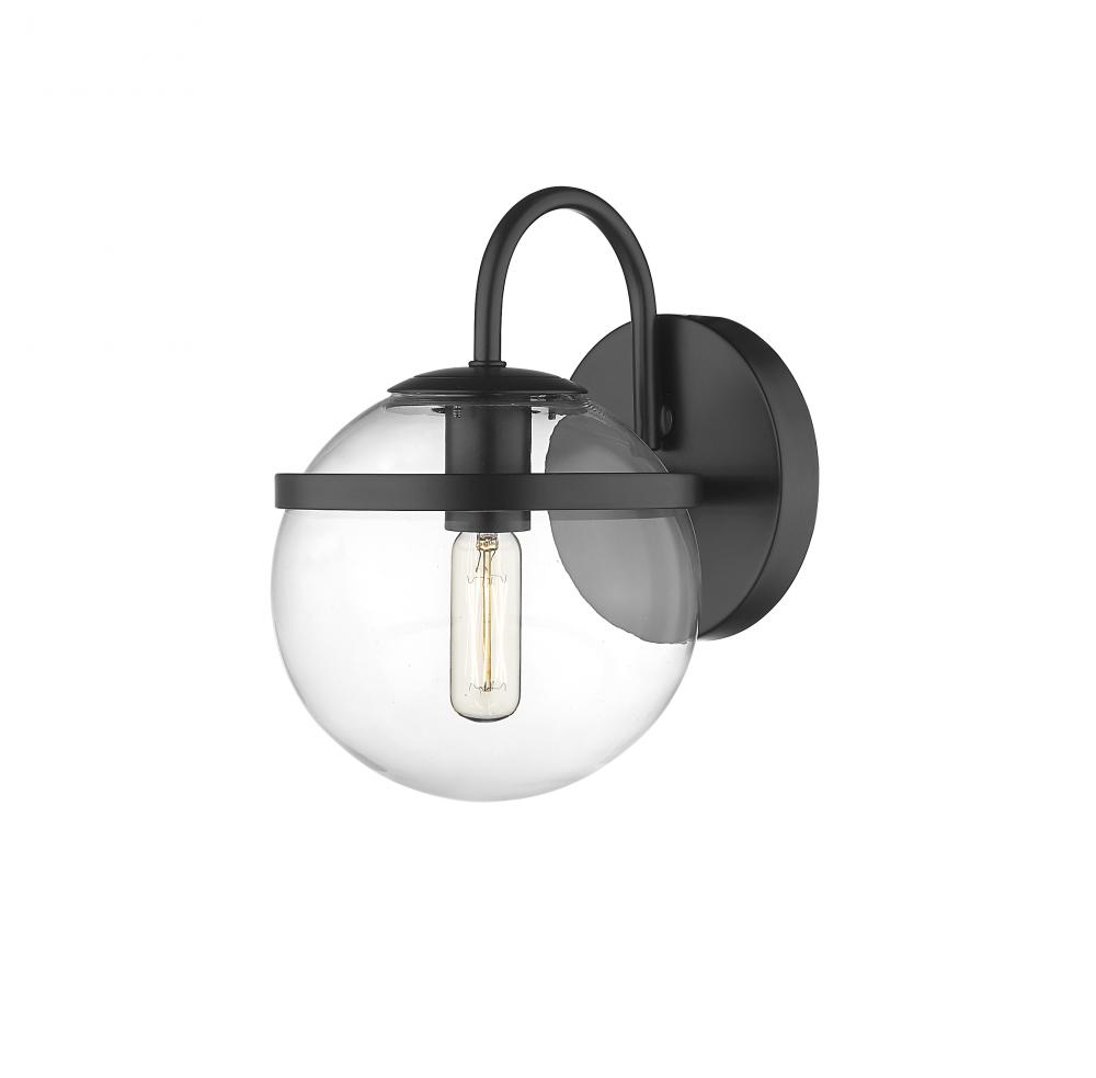 Sands - 1 Light - 6 inch - Matte Black - Bath Vanity Light