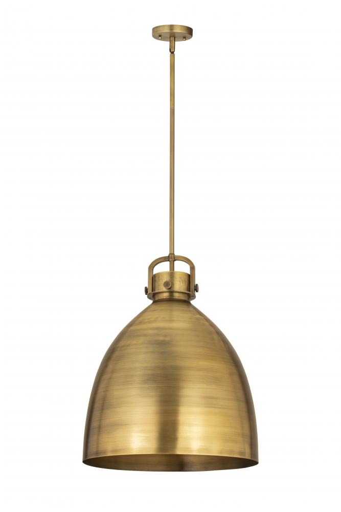 Newton Sphere - 1 Light - 16 inch - Brushed Brass - Pendant