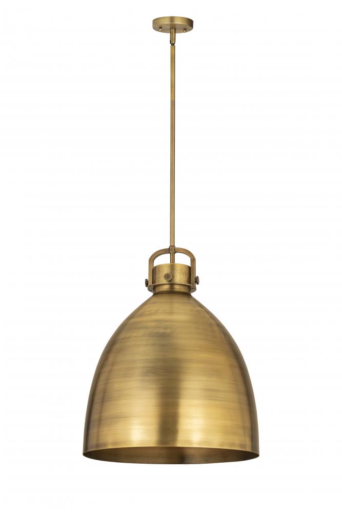 Newton Sphere - 1 Light - 18 inch - Brushed Brass - Pendant