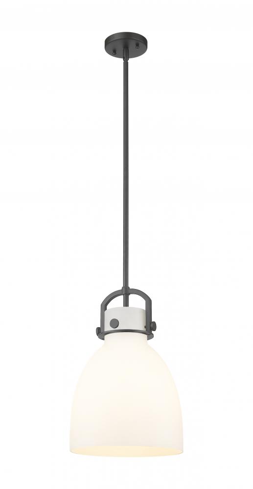 Newton Bell - 1 Light - 10 inch - Matte Black - Mini Pendant