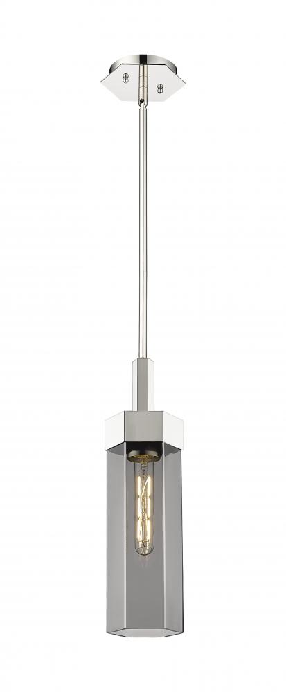 Claverack - 1 Light - 6 inch - Polished Nickel - Pendant