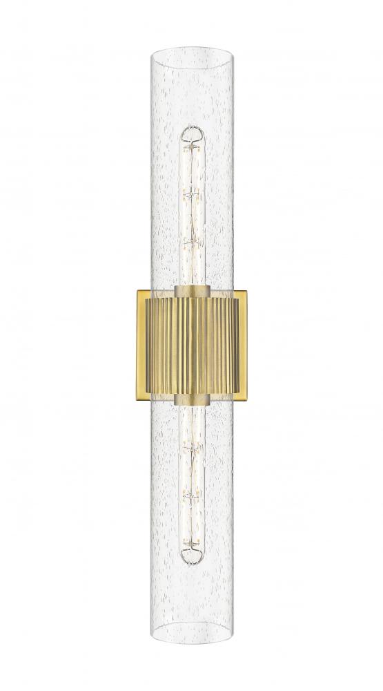 Bolivar - 2 Light - 5 inch - Brushed Brass - Bath Vanity Light