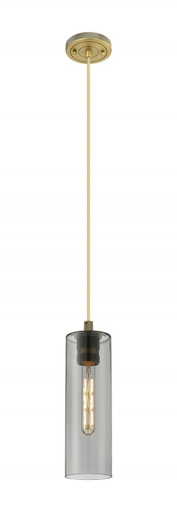 Crown Point - 1 Light - 5 inch - Brushed Brass - Pendant