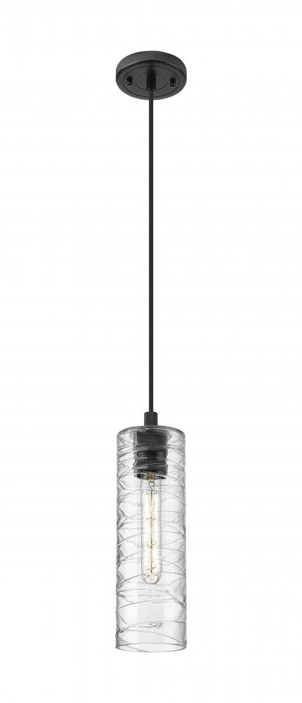 Crown Point - 1 Light - 5 inch - Matte Black - Pendant