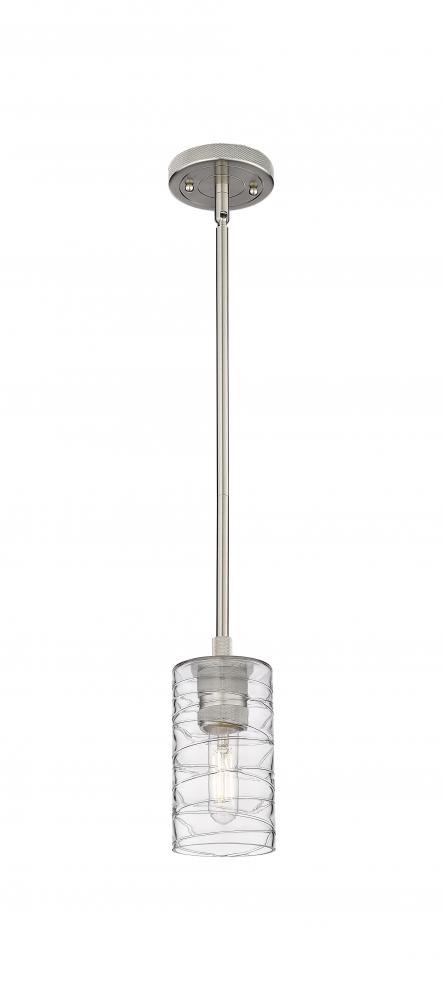 Crown Point - 1 Light - 5 inch - Satin Nickel - Pendant