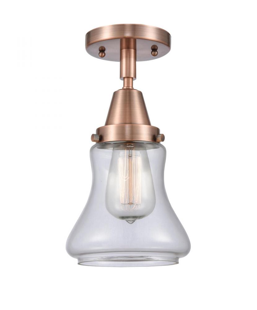 Bellmont - 1 Light - 6 inch - Antique Copper - Flush Mount