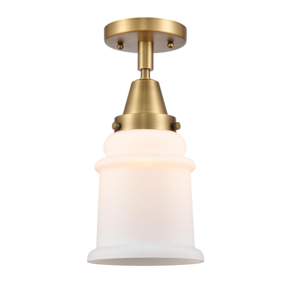 Canton - 1 Light - 6 inch - Brushed Brass - Flush Mount