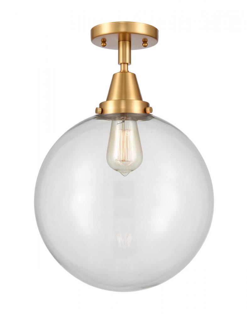 Beacon - 1 Light - 12 inch - Satin Gold - Flush Mount