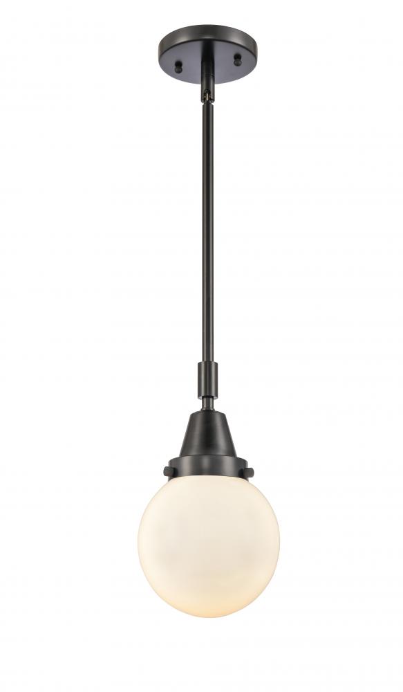 Beacon - 1 Light - 6 inch - Matte Black - Mini Pendant