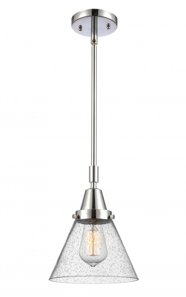 Cone - 1 Light - 8 inch - Polished Chrome - Mini Pendant