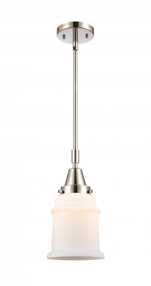 Canton - 1 Light - 7 inch - Polished Nickel - Mini Pendant