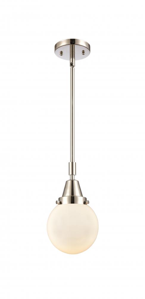 Beacon - 1 Light - 6 inch - Polished Nickel - Mini Pendant