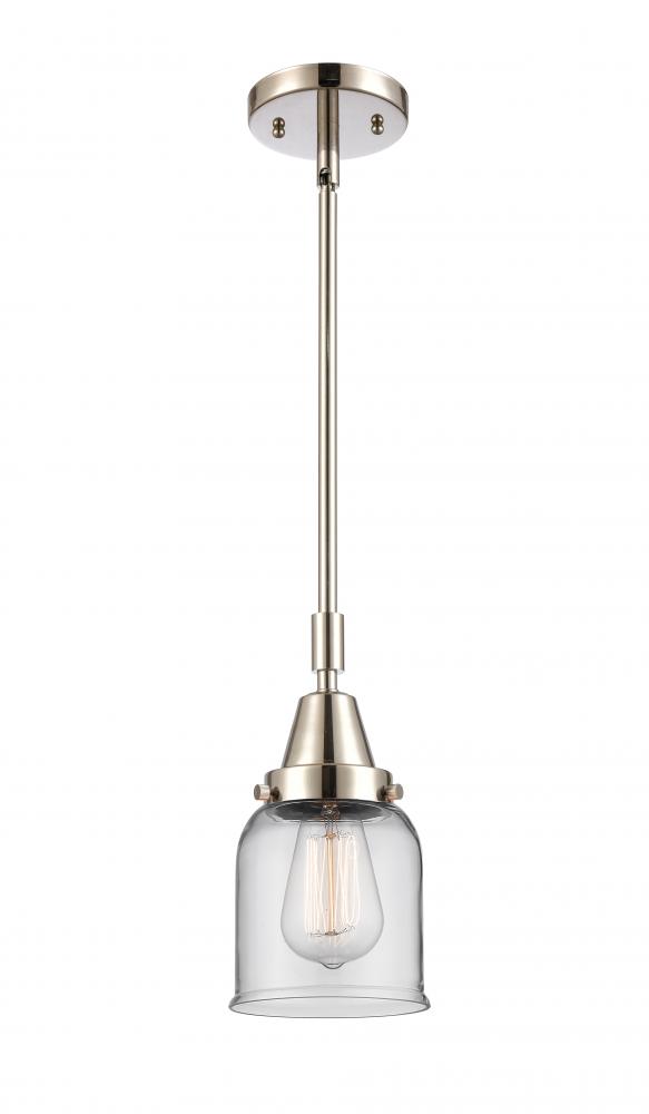 Bell - 1 Light - 5 inch - Polished Nickel - Mini Pendant