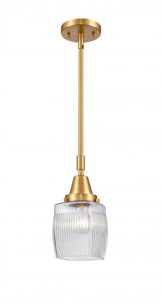 Colton - 1 Light - 6 inch - Satin Gold - Mini Pendant