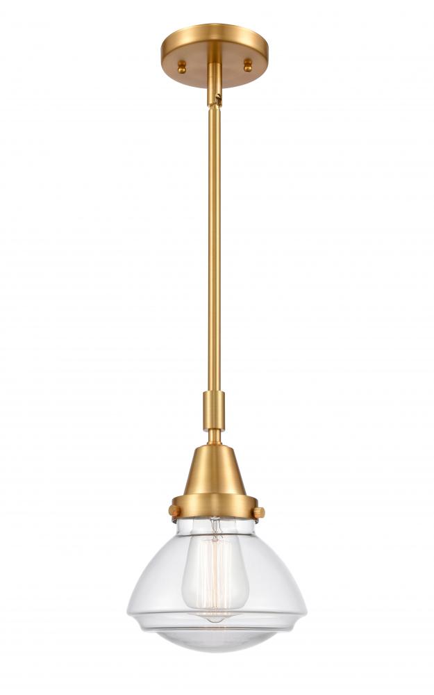 Olean - 1 Light - 7 inch - Satin Gold - Mini Pendant