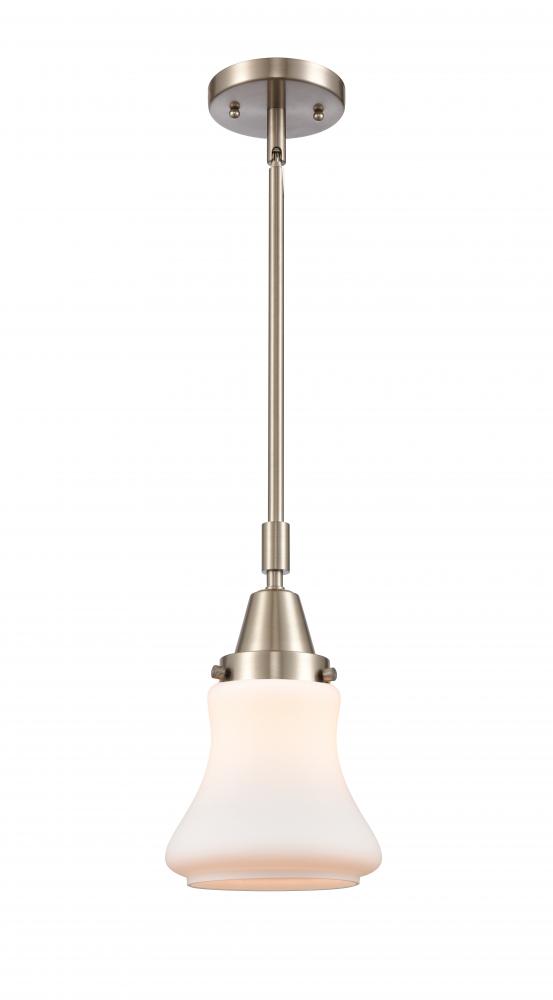 Bellmont - 1 Light - 7 inch - Brushed Satin Nickel - Mini Pendant