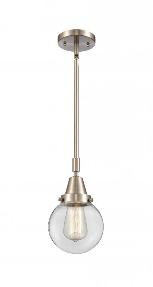 Beacon - 1 Light - 6 inch - Brushed Satin Nickel - Mini Pendant