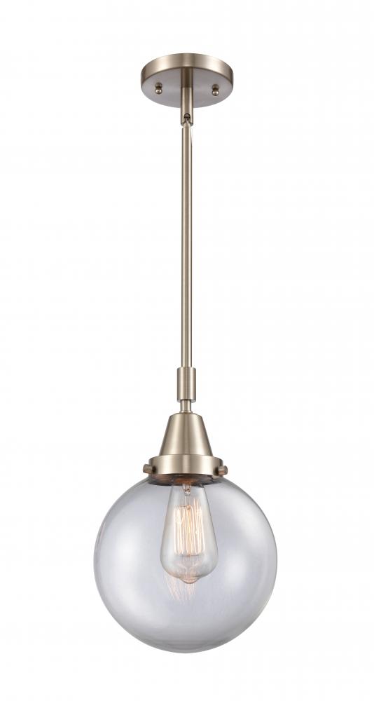 Beacon - 1 Light - 8 inch - Brushed Satin Nickel - Mini Pendant