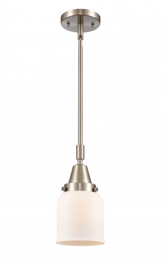 Bell - 1 Light - 5 inch - Brushed Satin Nickel - Mini Pendant