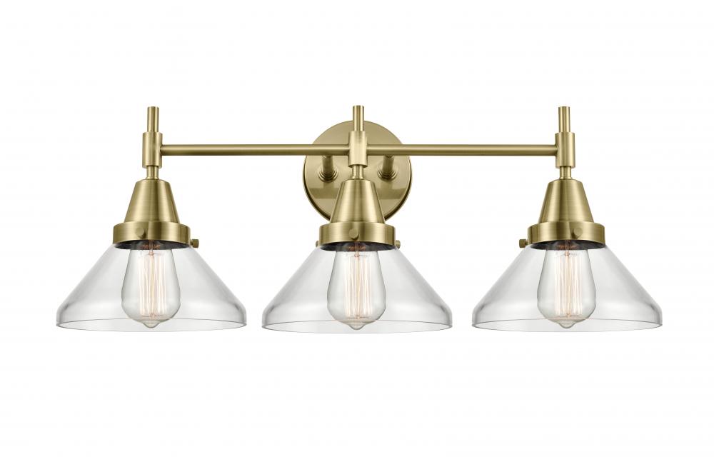 Caden - 3 Light - 26 inch - Antique Brass - Bath Vanity Light