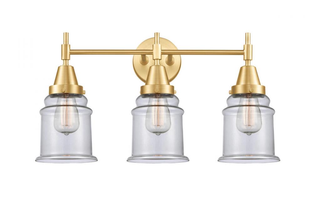 Canton - 3 Light - 24 inch - Satin Gold - Bath Vanity Light