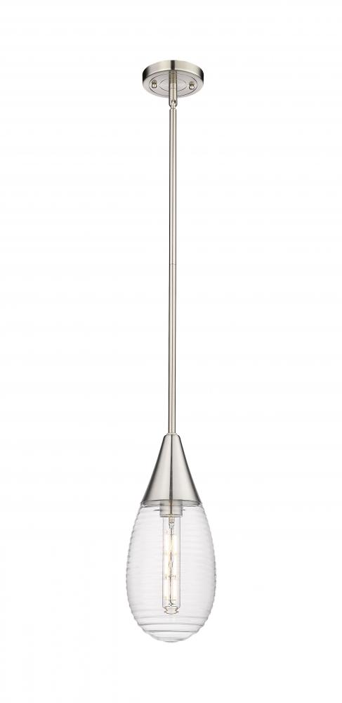 Malone - 1 Light - 6 inch - Satin Nickel - Pendant