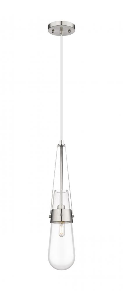 Milan - 1 Light - 4 inch - Satin Nickel - Pendant