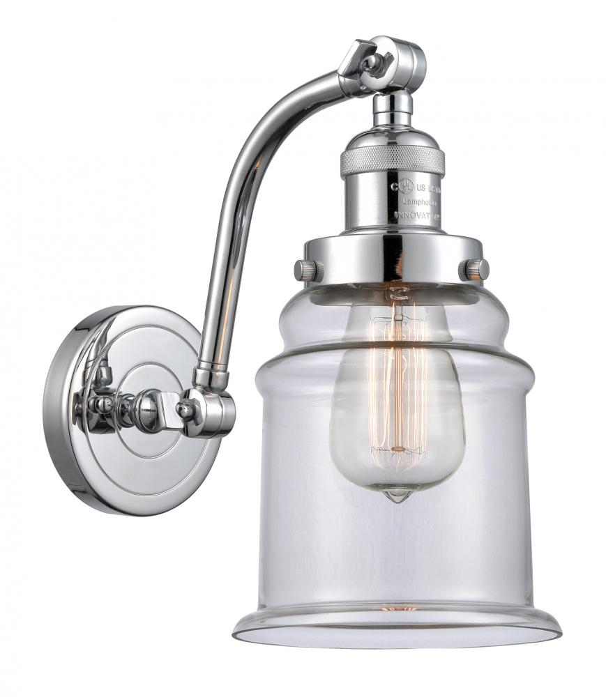 Canton - 1 Light - 6 inch - Polished Chrome - Sconce