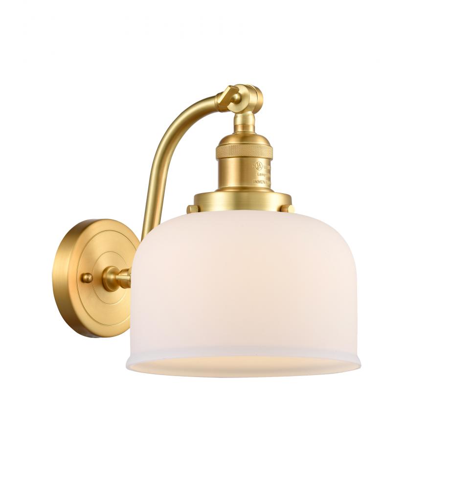 Bell - 1 Light - 8 inch - Satin Gold - Sconce