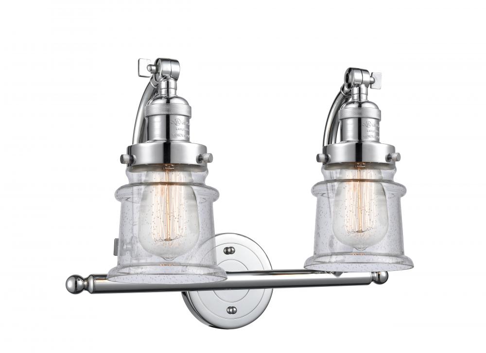 Canton - 2 Light - 18 inch - Polished Chrome - Bath Vanity Light