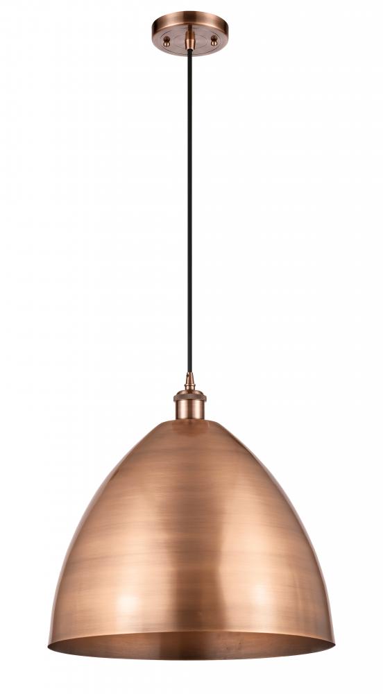 Bristol - 1 Light - 16 inch - Antique Copper - Cord hung - Mini Pendant