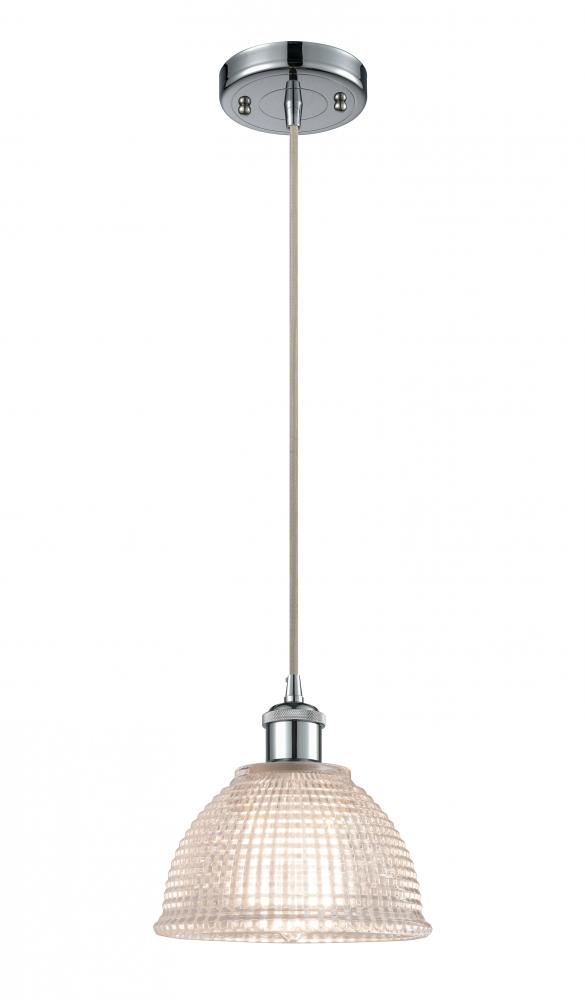 Arietta - 1 Light - 8 inch - Polished Chrome - Cord hung - Mini Pendant