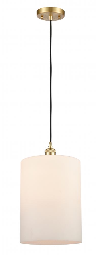 Cobbleskill - 1 Light - 9 inch - Satin Gold - Cord hung - Mini Pendant