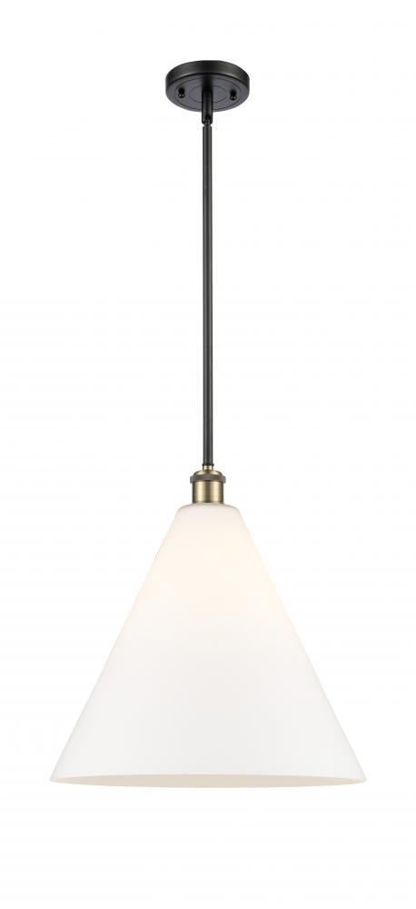 Berkshire - 1 Light - 16 inch - Black Antique Brass - Pendant