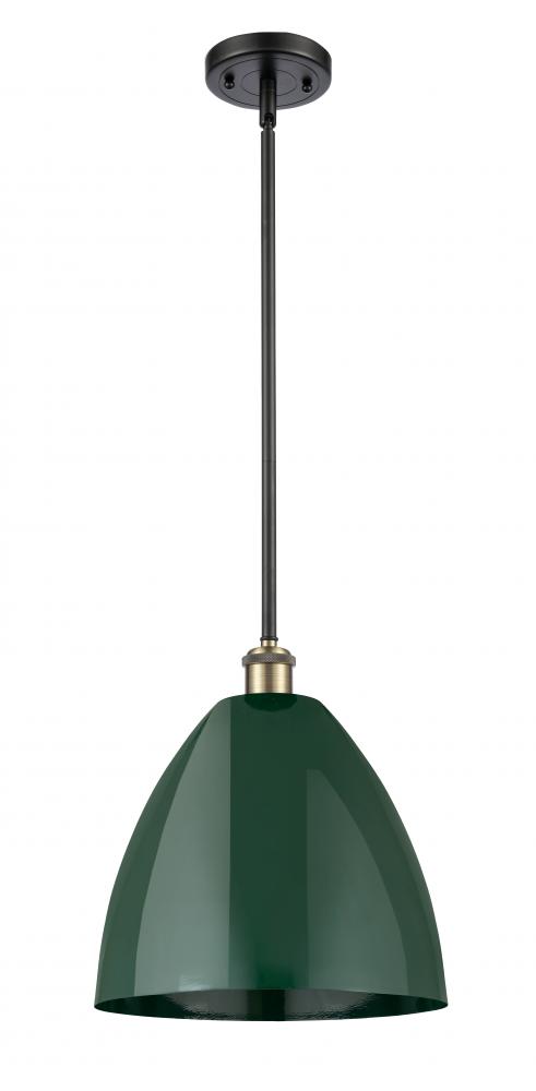 Plymouth - 1 Light - 12 inch - Black Antique Brass - Pendant