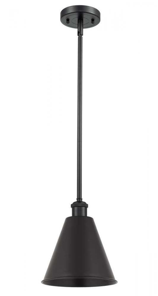 Berkshire - 1 Light - 8 inch - Matte Black - Pendant