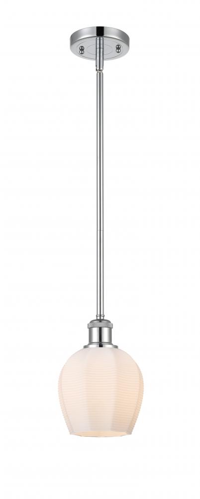 Norfolk - 1 Light - 6 inch - Polished Chrome - Mini Pendant