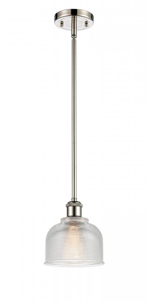 Dayton - 1 Light - 6 inch - Polished Nickel - Mini Pendant