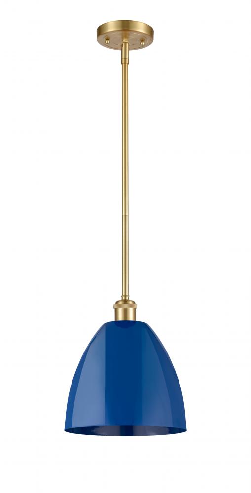 Plymouth - 1 Light - 9 inch - Satin Gold - Pendant