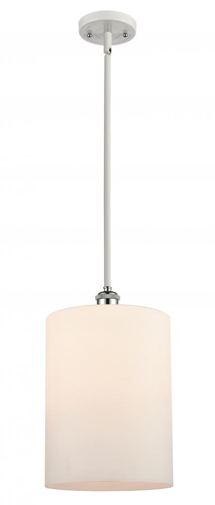 Cobbleskill - 1 Light - 9 inch - White Polished Chrome - Mini Pendant