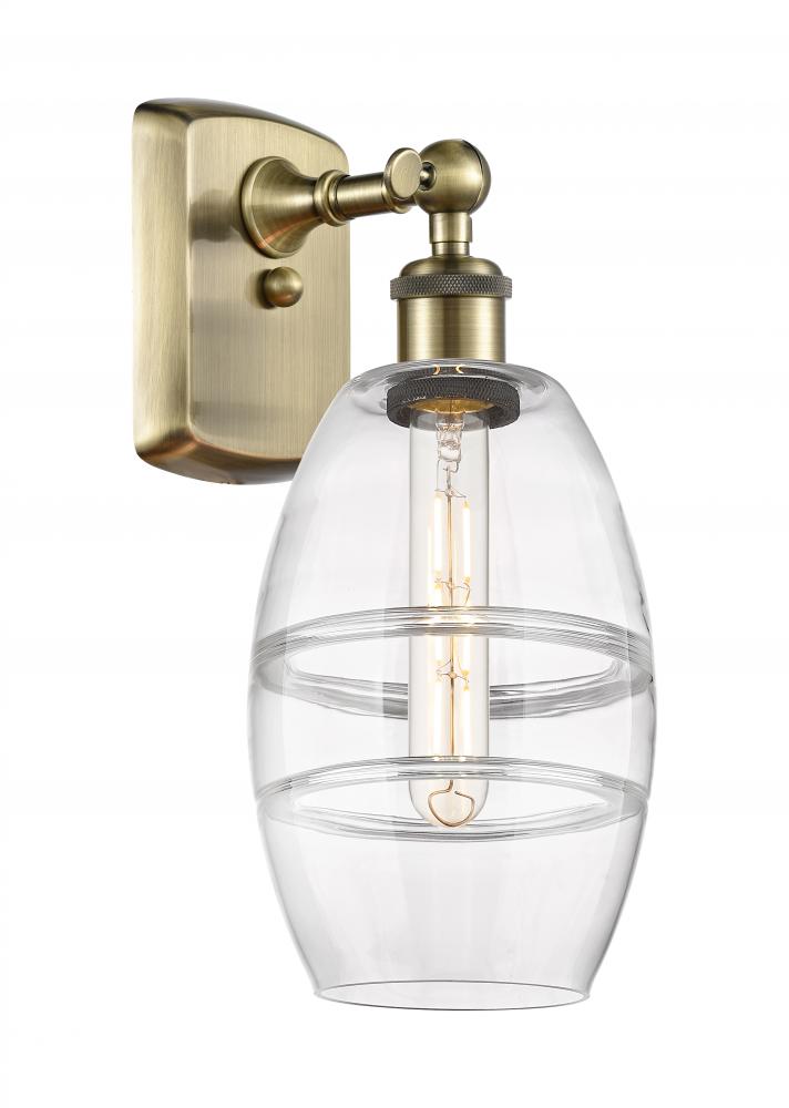 Vaz - 1 Light - 6 inch - Antique Brass - Sconce