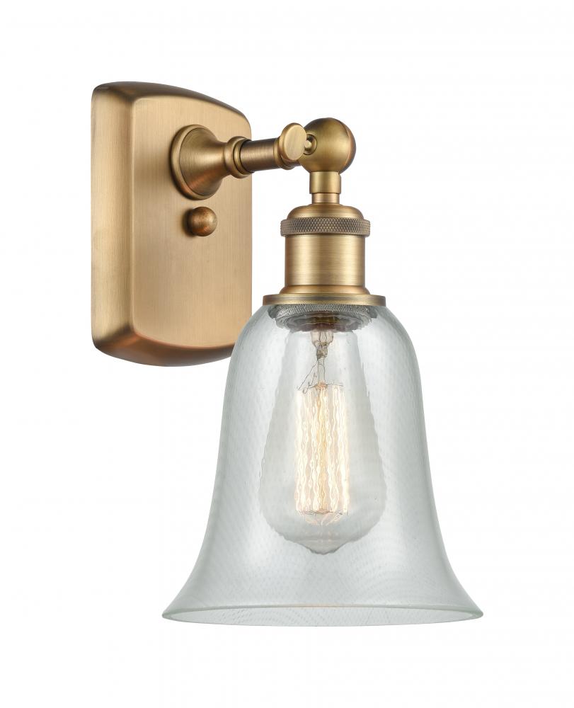 Hanover - 1 Light - 6 inch - Brushed Brass - Sconce