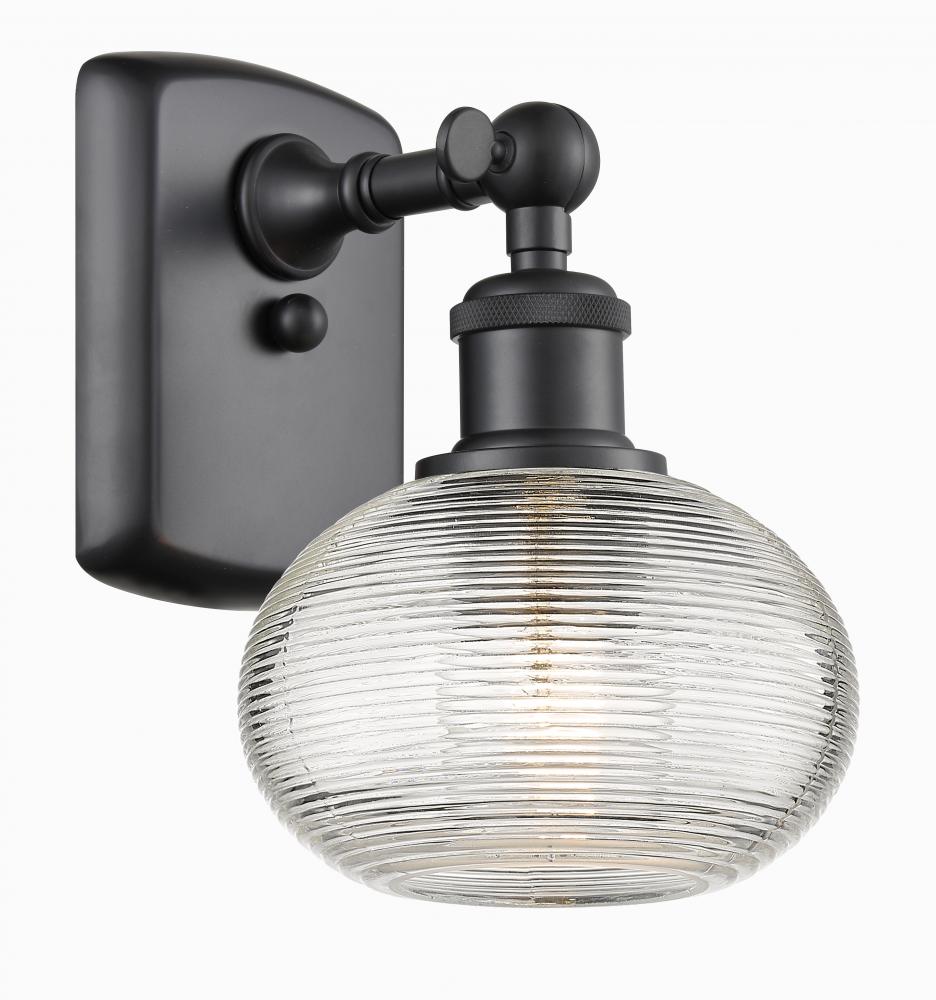 Ithaca - 1 Light - 6 inch - Matte Black - Sconce