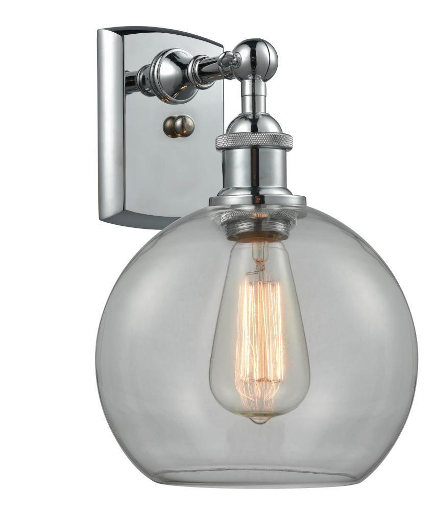 Athens - 1 Light - 8 inch - Polished Chrome - Sconce